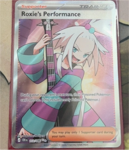 2026 Pokémon Chaos Rising #112 Roxie's Performance — front