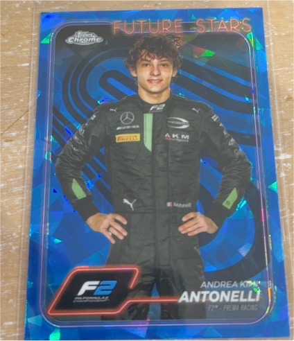 2024 Topps Chrome Formula 1 Future Stars #22 Andrea Kimi Antonelli — front