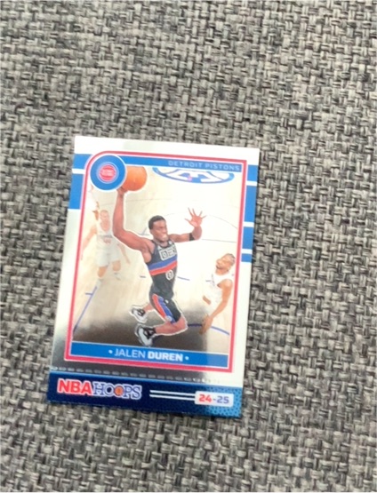 2024-25 Panini NBA Hoops #177 Jalen Duren — front