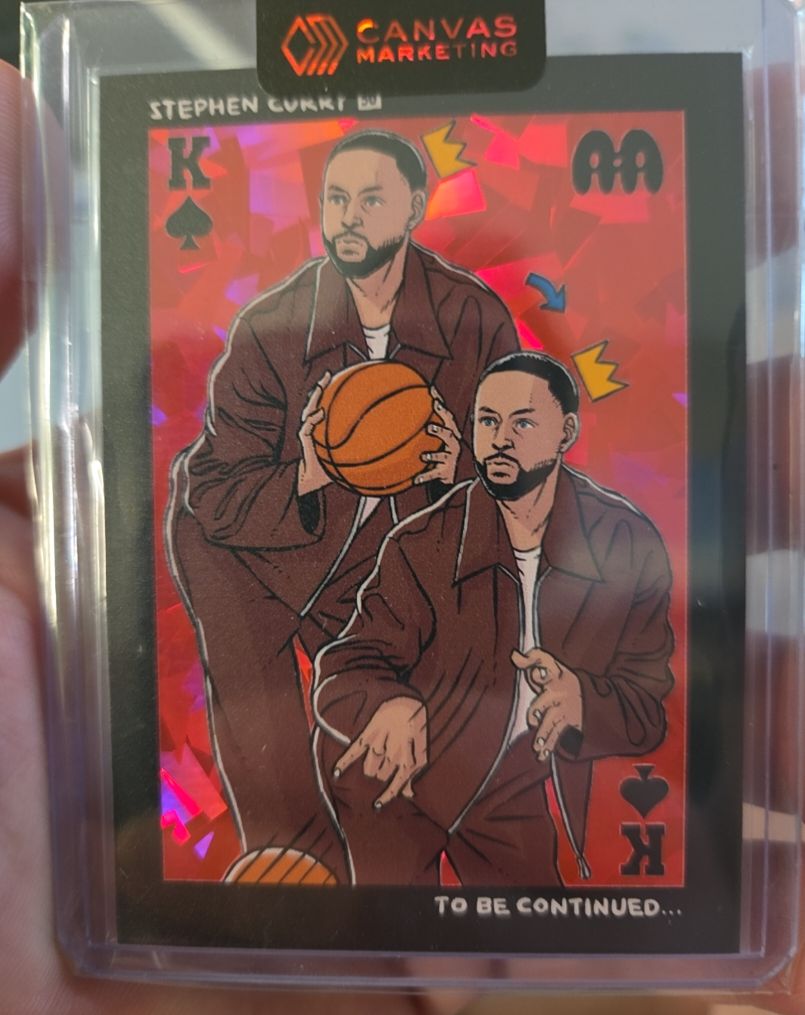 2025 Canvas Marketing Stephen Curry King Of Spades — front