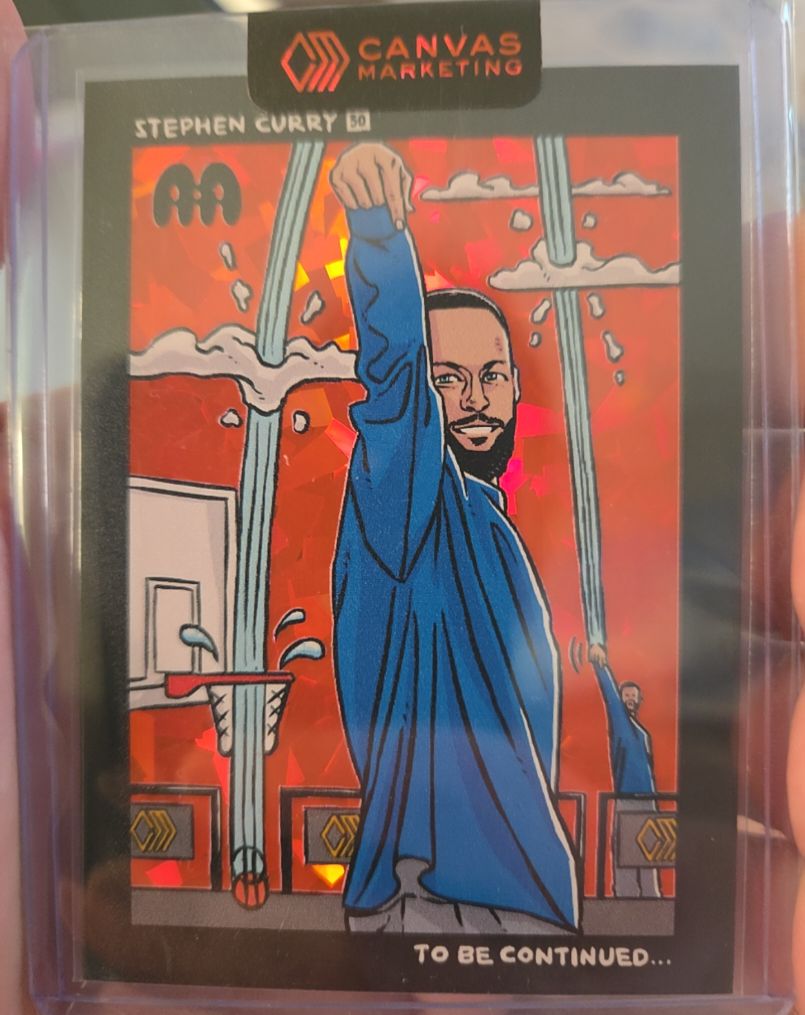 2026 Canvas Marketing #50 Stephen Curry To Be Continued — front