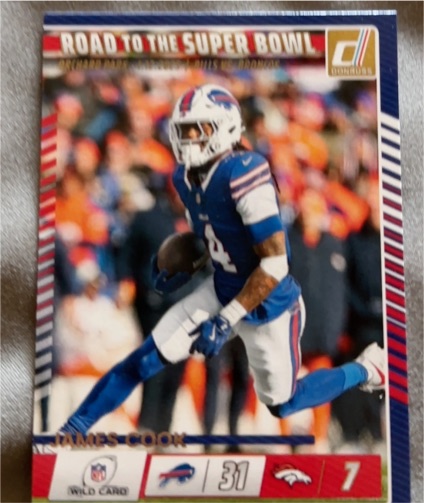 2025 Panini Donruss #3 James Cook — front