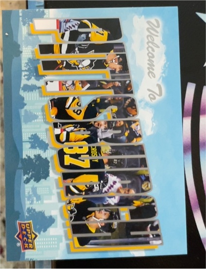 2022-23 Upper Deck Series 2 Welcome To #WT-23 Pittsburgh Penguins — front