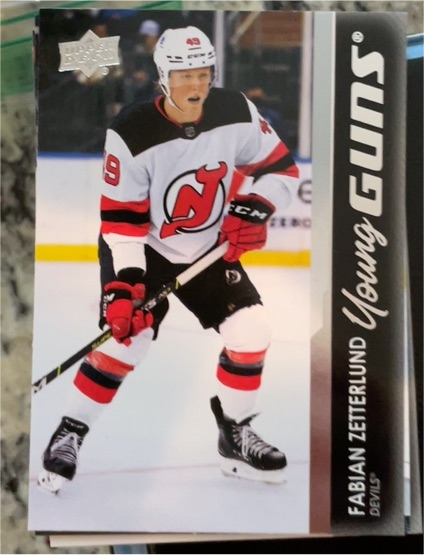 2021-22 Upper Deck Extended Series Young Guns #729 Fabian Zetterlund — front