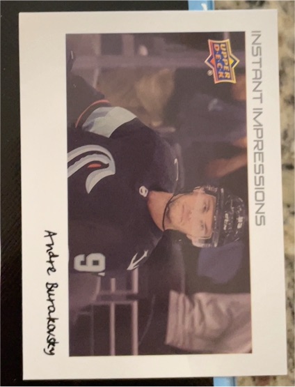 2022-23 Upper Deck Series 2 Instant Impressions #PZ-15 Andre Burakovsky — front