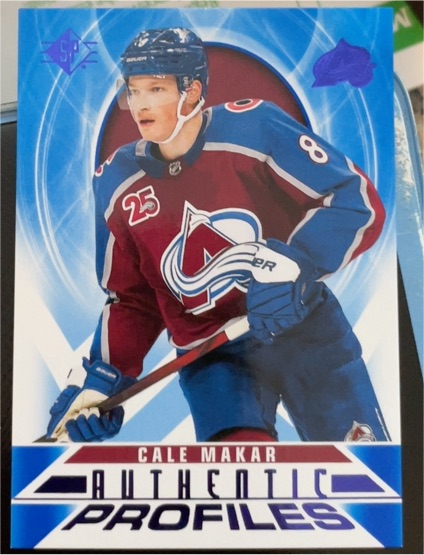 2020-21 Upper Deck SP Authentic Profiles #AP-8 Cale Makar — front
