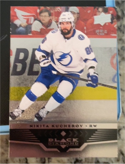 2021-22 Upper Deck Extended Series Black Diamond #BD-3 Nikita Kucherov — front