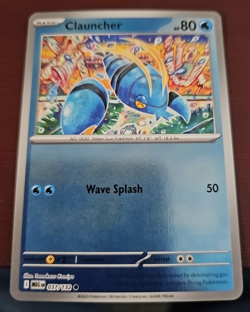 2025 Pokemon #037 Clauncher — front