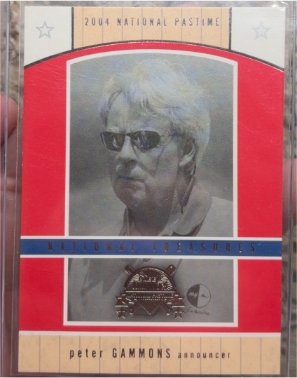 2004 Fleer National Pastime National Treasures #9 Peter Gammons — front