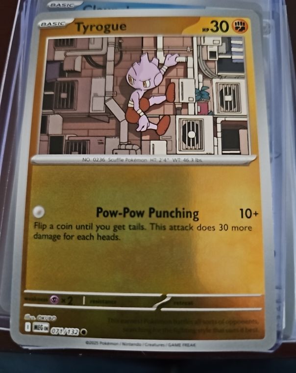 2023 Pokémon 071/132 Tyrogue — front
