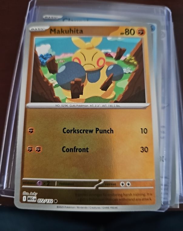 2023 Pokémon Mega Evolution #072 Makuhita — front