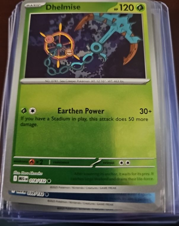 2023 Pokémon Mega Evolution #018 Dhelmise — front