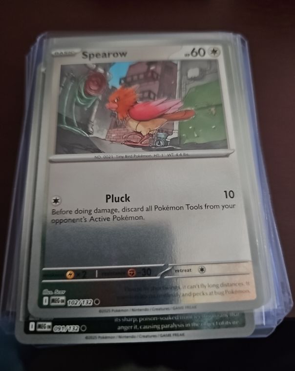 2025 The Pokémon Company Mega Evolution #102 Spearow — front