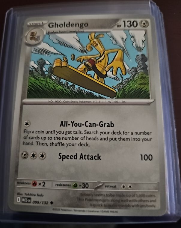 2025 Pokémon #099 Gholdengo — front