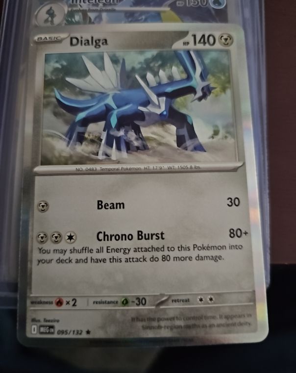 2010 Pokémon MEGA #095 Dialga — front