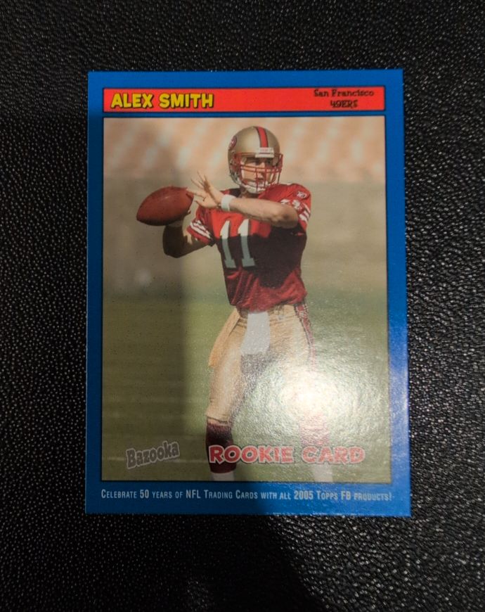 2005 Topps Bazooka #194 Alex Smith — front