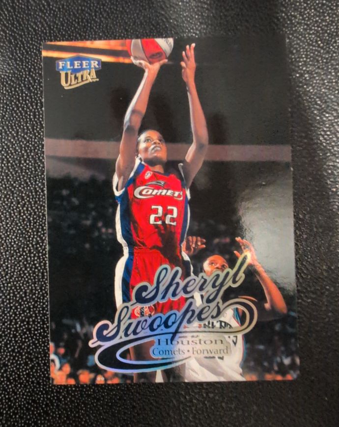 1999 Fleer Ultra WNBA #1 Sheryl Swoopes Houston Comets — front