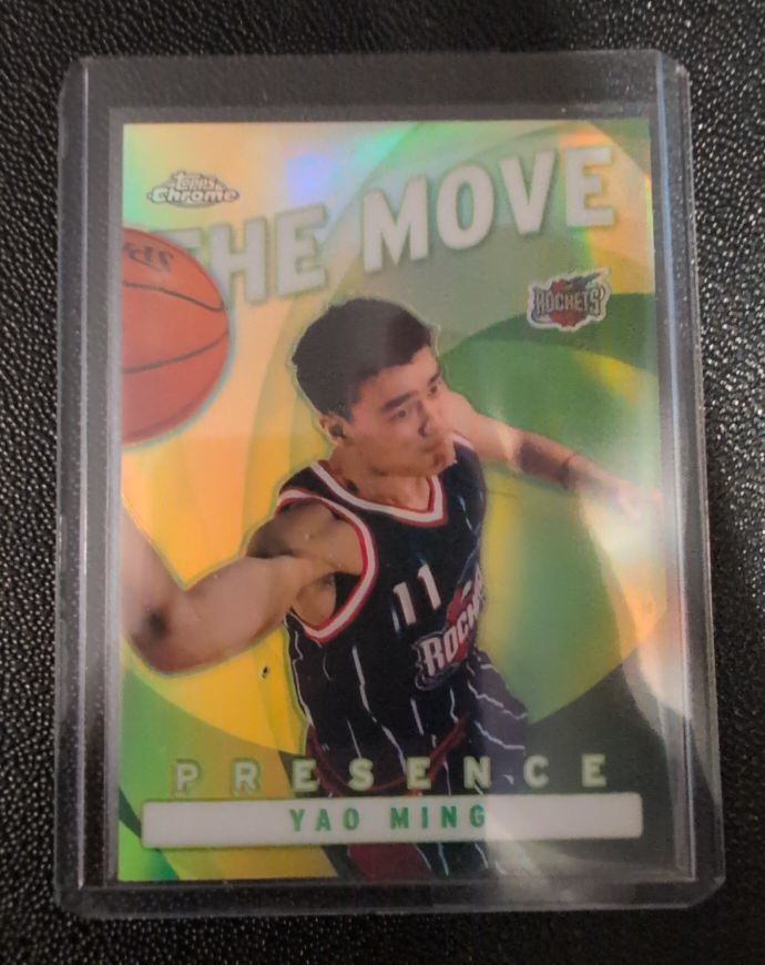 2002-03 Topps Chrome #TM17 Yao Ming The Move — front