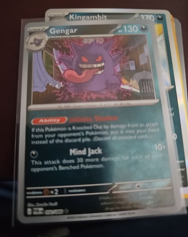 2016 Pokémon #050 Gengar — front