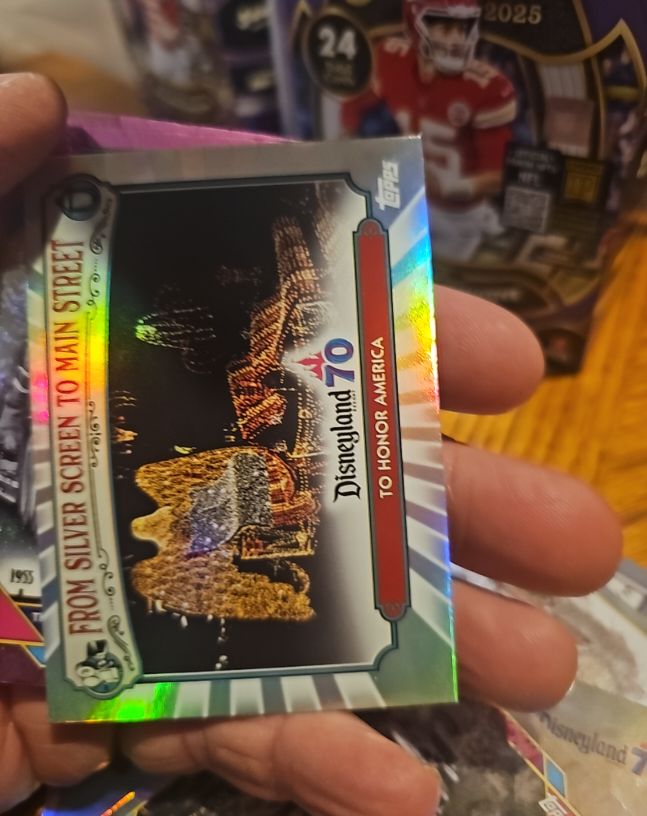 2025 Topps Disneyland 70th Anniversary #MS-6 From Silver Screen To Main Street To Honor America — front