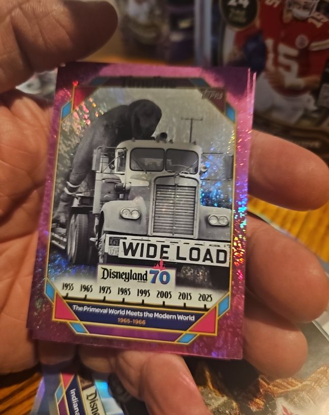2025 Topps Disneyland 70th #89 Primeval World Meets Modern World — front