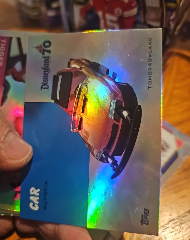 2025 Topps Disneyland 70th #T54-13 Autopia Car Tomorrowland — front