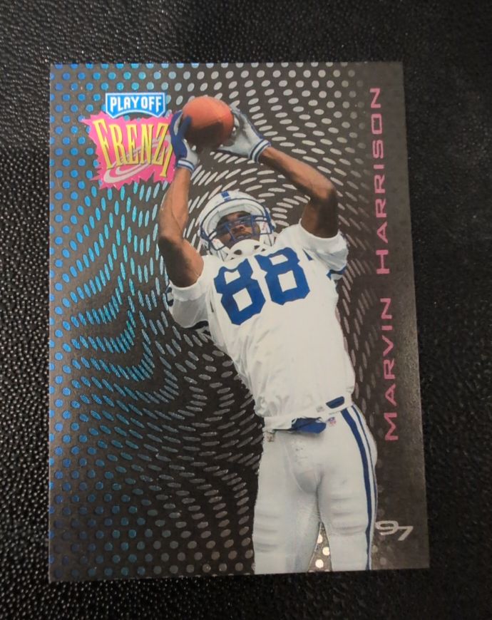 1997 Playoff Zone Frenzy #19 Marvin Harrison — front