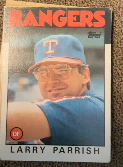 1986 Topps #238 Larry Parrish — front