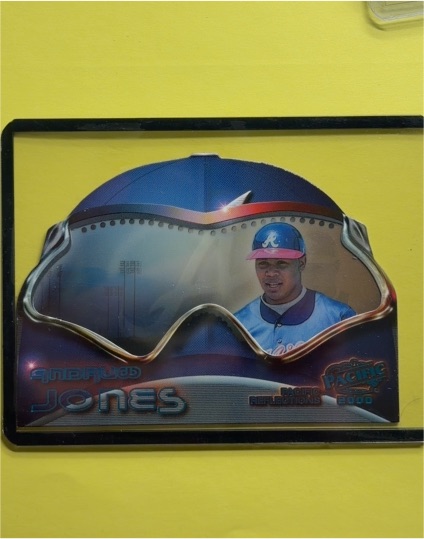 2000 Pacific Reflections Die-Cut #1 Andruw Jones — front