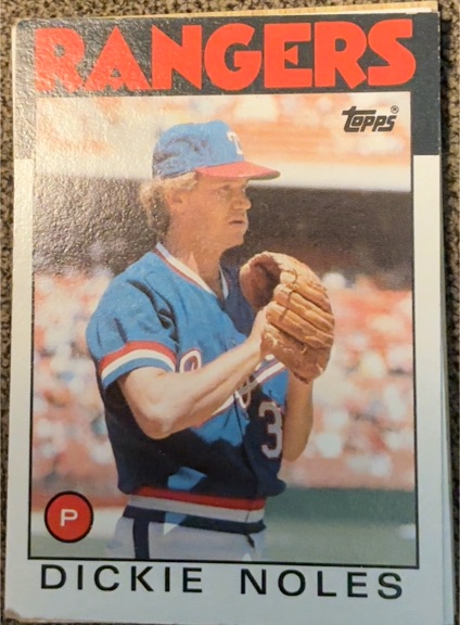 1986 Topps #388 Dickie Noles — front