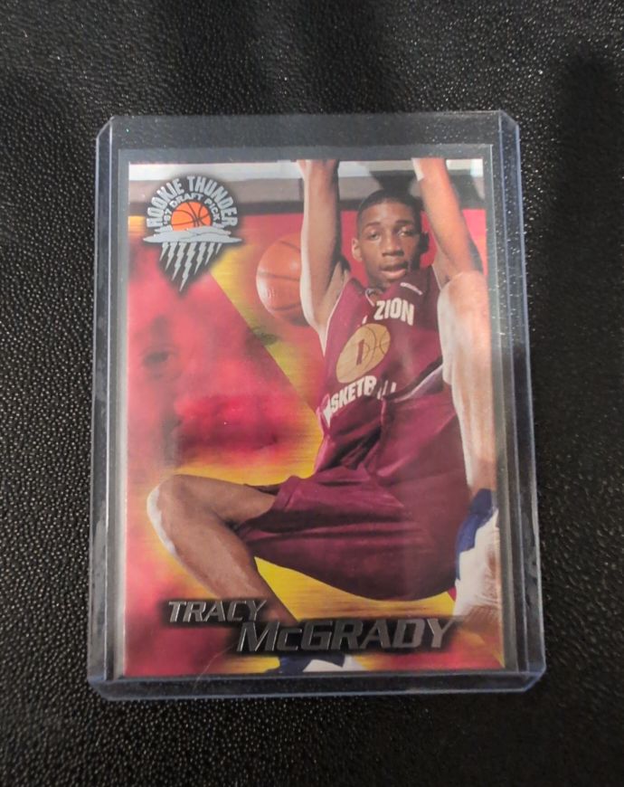 1997 Wheels Rookie Thunder #9 Tracy McGrady — front
