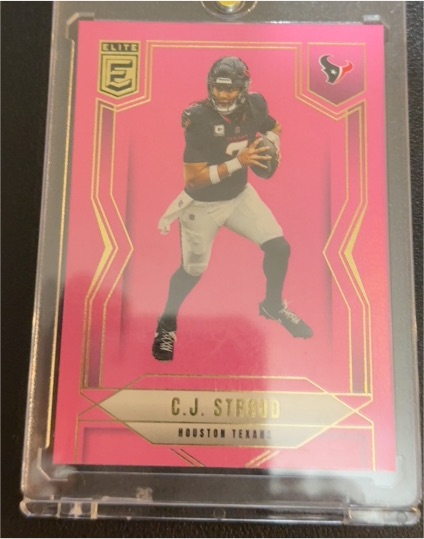 2025 Panini Donruss Elite #53 C.J. Stroud Pink — front