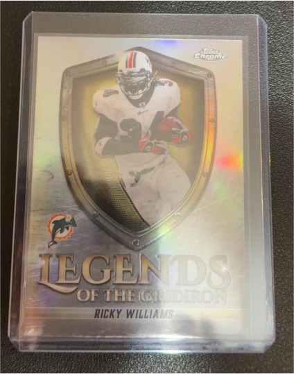 2025 Topps Chrome #LOG-14 Ricky Williams Legends of the Gridiron — front