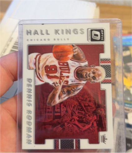 2017-18 Panini Donruss Optic Hall Kings #29 Dennis Rodman — front