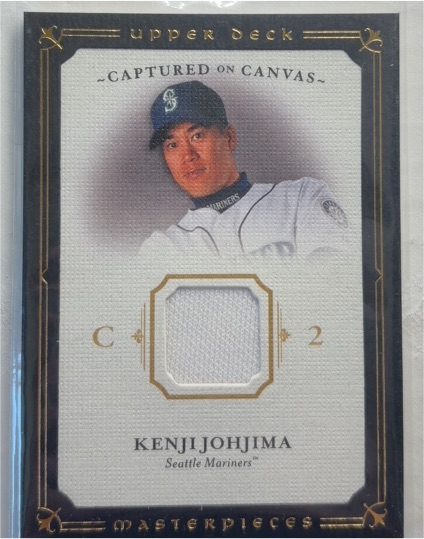 2008 Upper Deck Masterpieces Captured on Canvas #CC-KJ Kenji Johjima — front