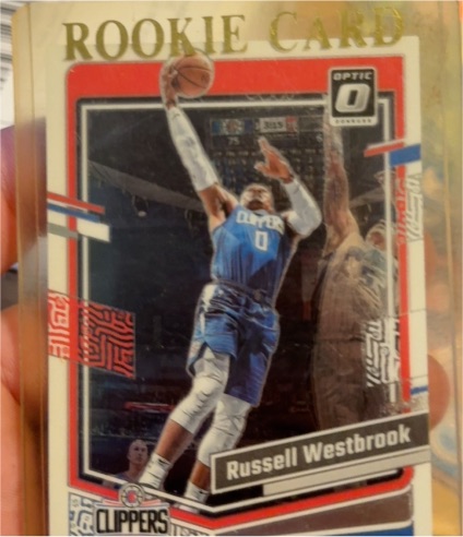 2023-24 Donruss Optic #81 Russell Westbrook Los Angeles Clippers — front