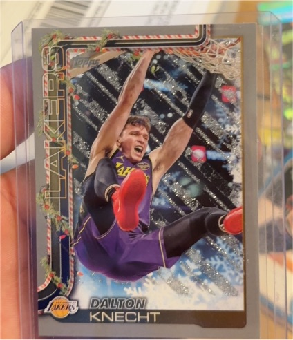 2025-26 Topps Holiday #H122 Dalton Knecht — front