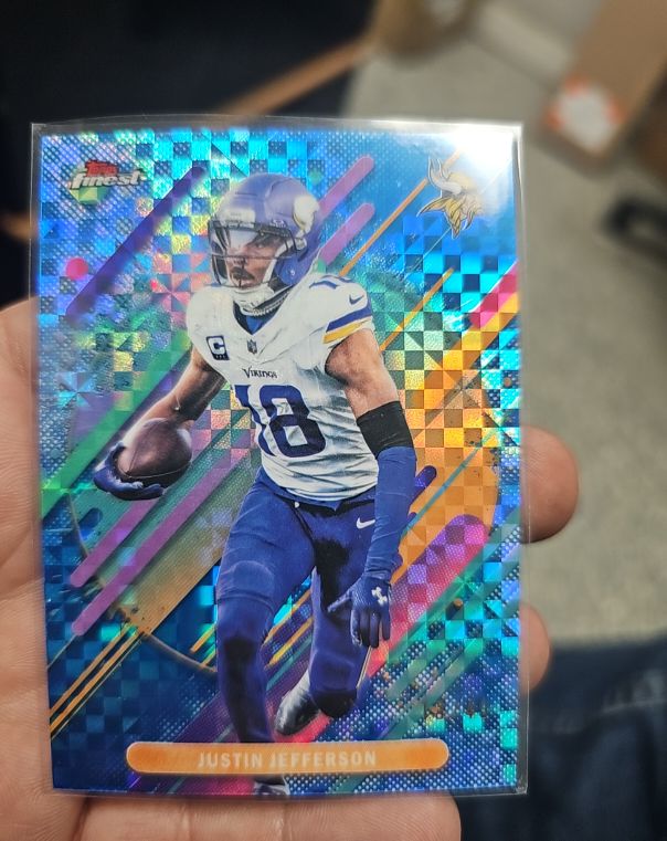 2025 Topps Finest #264 Justin Jefferson — front