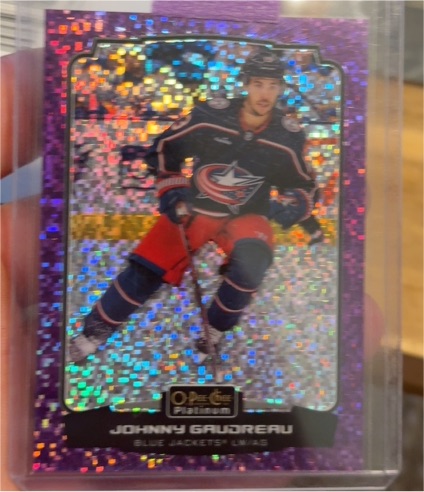 2022-23 O-Pee-Chee Platinum #86 Johnny Gaudreau — front