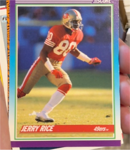 1990 Score #200 Jerry Rice — front