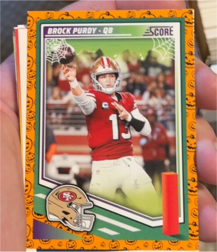 2025 Score #47 Brock Purdy — front
