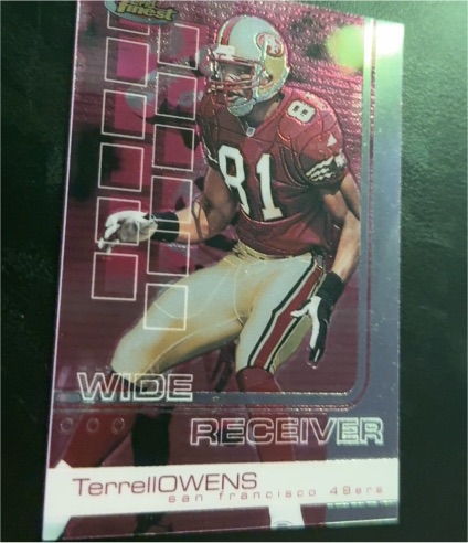 2002 Topps Finest #62 Terrell Owens — front