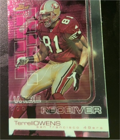 2002 Topps Finest #62 Terrell Owens — front