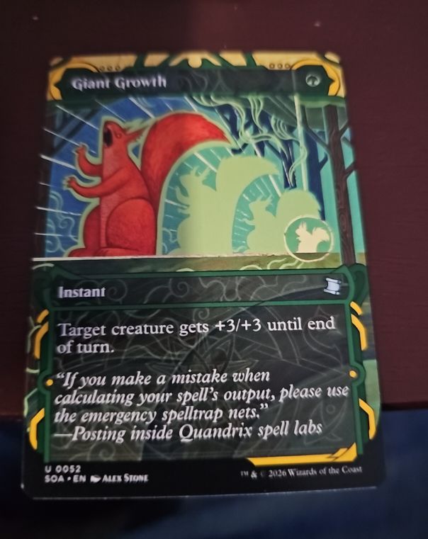 2026 Secrets of Strixhaven: Mystical Archive #52 Giant Growth — front