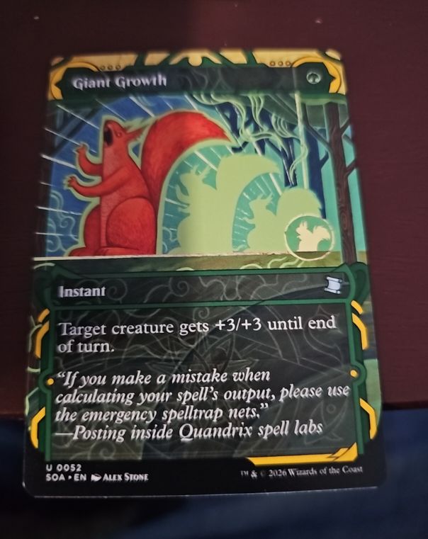 2026 Magic: The Gathering #52 Giant Growth — front