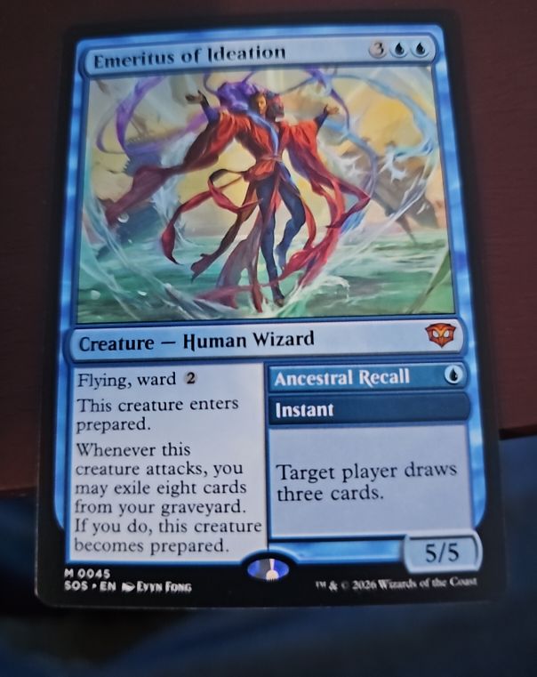 2020 Magic: The Gathering Secrets of Strixhaven #45 Emeritus of Ideation — front