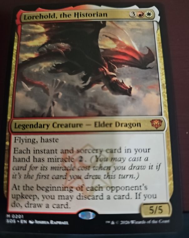 2021 Magic: The Gathering #201 Lorehold, the Historian — front