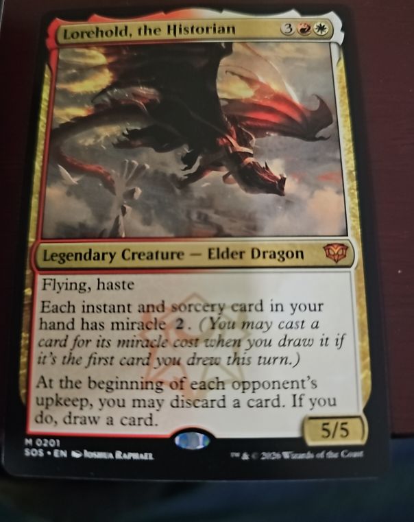 2021 Magic: The Gathering #0201 Lorehold, the Historian — front