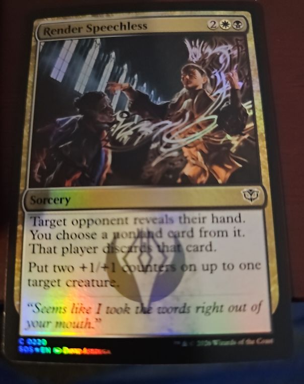 2021 Magic: The Gathering #220 Render Speechless — front