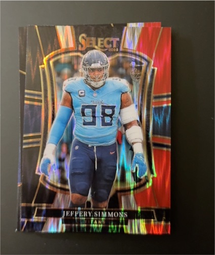2025 Panini Select Premier Level #125 Jeffery Simmons — front